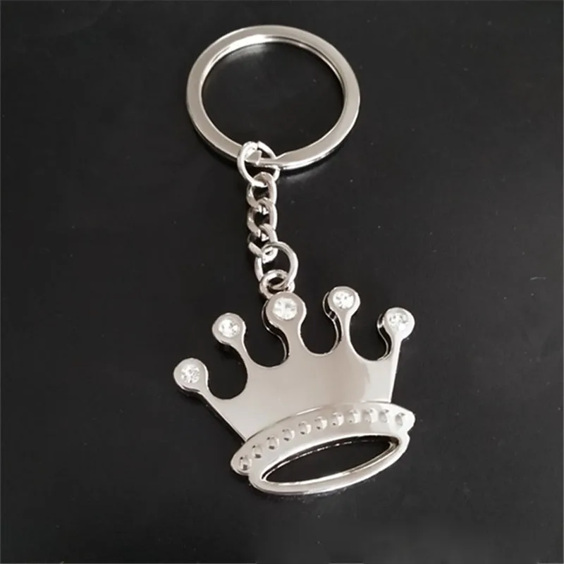 100 шт./лот брелок из сплава с хрустальной короной оптовая продажа|keychain keyring|alloy