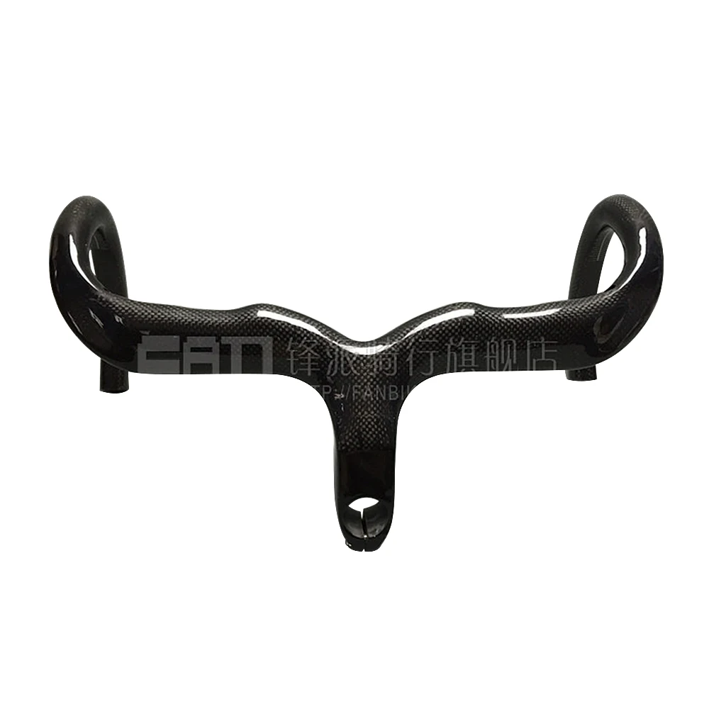 

1 Piece No Standard Full Carbon Fiber Ultralight Road Handlebar One Bend To The Group Handlebar