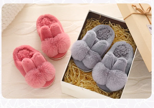 Presentes de Natal! Chinelos de Veludo para Uso Moda Pelúcia Aquecimento Crianças Meninos Meninas Antiderrapante Casa Diário 2020 5 Weddings & Events