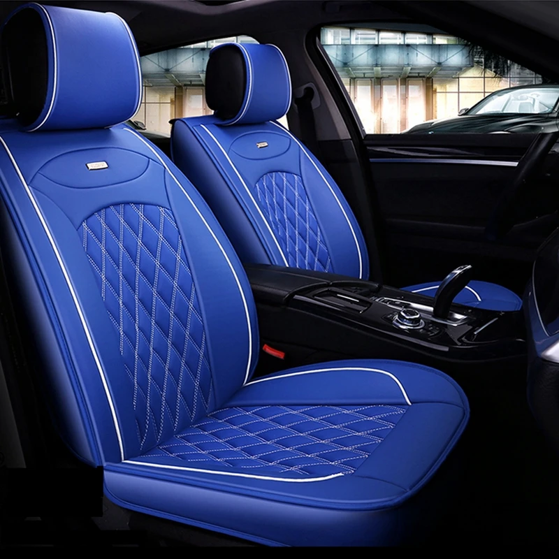 Asiento de coche referencias Mazda cx-3 universal set azul fundas para asientos funda del asiento asiento del coche turismos