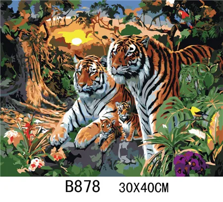 full diamond painting animal tiger,full diamond embroidery square ,3d