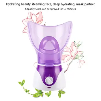 

2in1 Hot Spray Deep Cleaning Face Cleaner Beauty Steaming Device Facial Steamer Machine Face Thermal Sprayer Skin Care Tool Faci