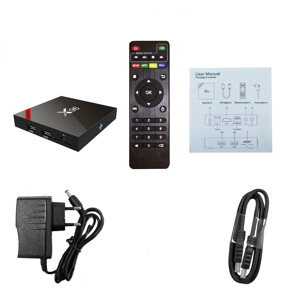 Приставка Смарт ТВ X96 Android 7 1 4 ядра HD2.0 4K * 2k Amlogic S905W|ТВ-приставки и медиаплееры| |