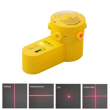 

High Quality LED Laser Level Measuring Tape Spirit Level Horizontal Vertical Line Tape Rule