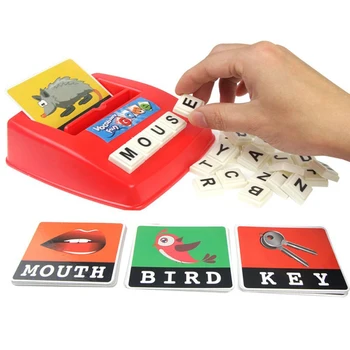 

Preschooler Educational Learning Machines Alphabet Letter Word Spelling Game For Kids Hobbies English Language Teaching Puzzles
