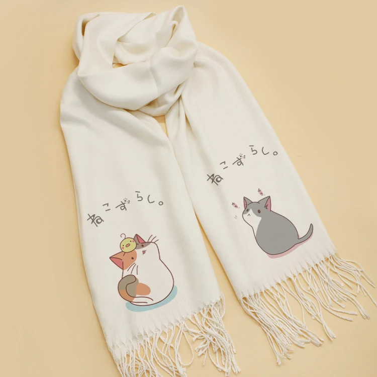 

lots of styles Neko Atsume scarves Scarf Cosplay Soft Cat's backyard Scarf Shawl Fashion New Xmas CHRISTMAS Gifts