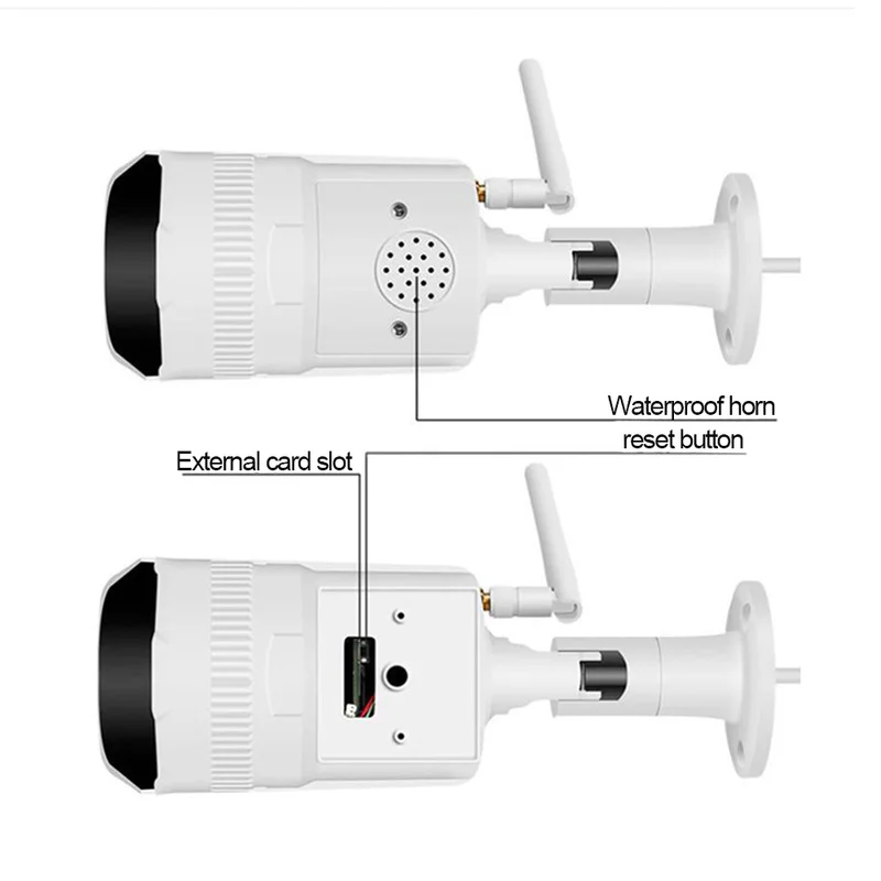 День Ночь полноцветный беспроводной wifi 720 P/960 P/1080 P Водонепроницаемая панорамная