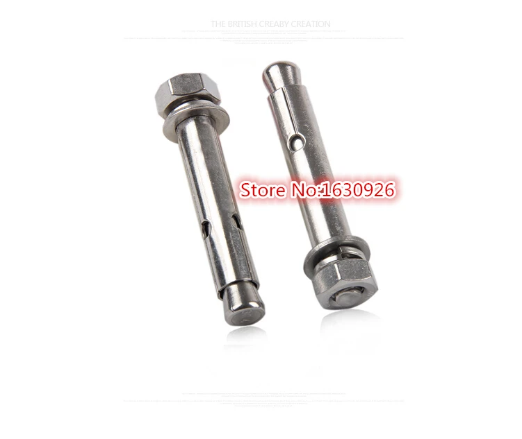

free shipping 5pcs M8X60 mm M8*60 304 stainless steel expansion bolt screw Ceiling house lizard screws