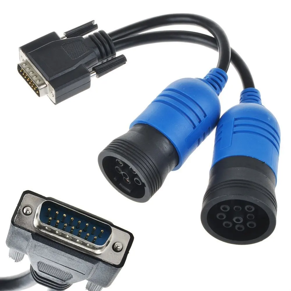 Pn 405048 6 и 9 контактный Y Deutsch адаптер Камминс для Nexiq 125032 Usb диагностика дизельного