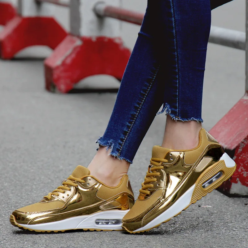 Verão Malha Respirável Confortável Flats Feminino Sapatos