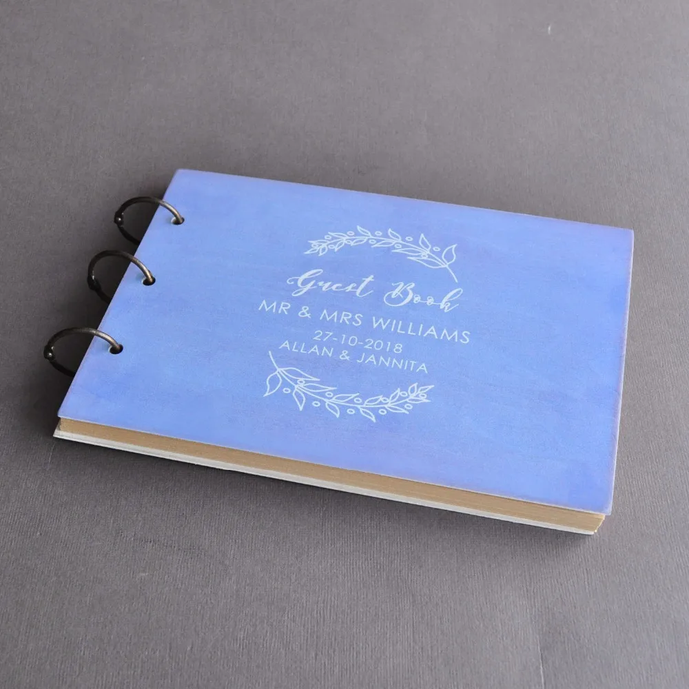 

Wedding Guest book A5 Size Personalized Signature Guestbook Wedding Guestbook Wedding Keepsake