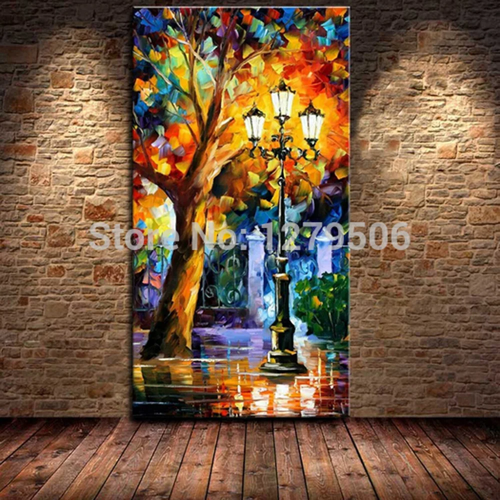 

Hand Painted Knife Landscape canvas Oil Painting wall art picture For Living Room Home Decor Wall Art Picture Original painting