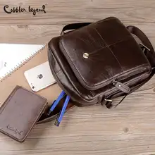 Cobbler Legend, натуральная кожа, сумки через плечо для мужчин, известный бренд, дизайнерская сумка-мессенджер, коровья кожа, для отдыха, винтажная сумка на плечо