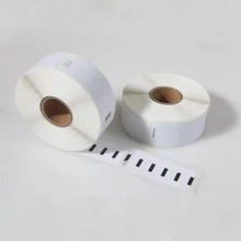 10 x рулонов совместимые с Dymo этикетки 11352 Dymo 11252 54 мм x 25 мм 500 Этикетки в рулоне LabelWriter Turbo Твин 400 450