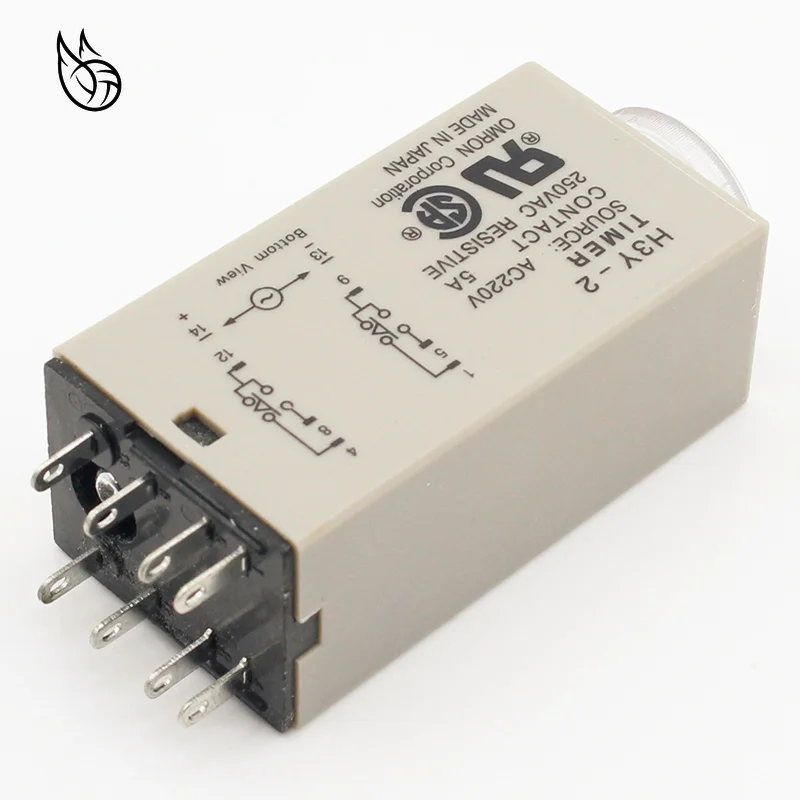 

1pcs H3Y-2 AC 220V Delay Timer Time Relay 0 - 30 Minute/Seconds with Base