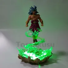 Dragon Ball Z Scultures Broly PVC Action Figure Collectible Model Toy Anime Dragon Ball Super DBZ Broly With effect Flying