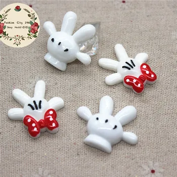 

10pcs New design Mouse Boys&Girls Hands resin flatback cabochon DIY hair bow center scrapbooking