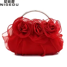 Кружевная вечерняя сумочка с розами для невесты, парадные вечерние сумки, свадебные женские клатчи, дамские подарочные сумки на плечо, сумочки и клатчи