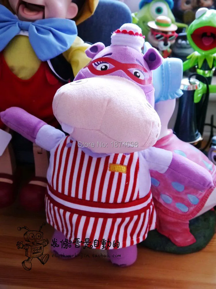 Doc McStuffins, игрушки, Doc Lambie, ягненок, Stuffy Dragon Hallie, бегемот, Boppy Dog, плюшевые игрушки, 30 см, милые мягкие животные, детские куклы, подарки