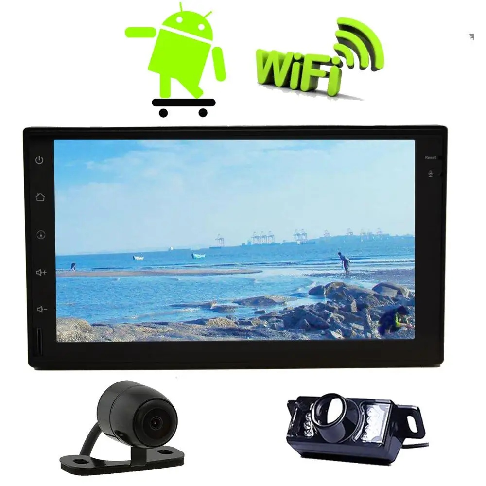 Flash Deal Camera Android6.0 Car Stereos with Car tape recorder Autoradio 2din Autoradio GPS Navigation Headunit WIFI Mirrorlink USB Stereo 2