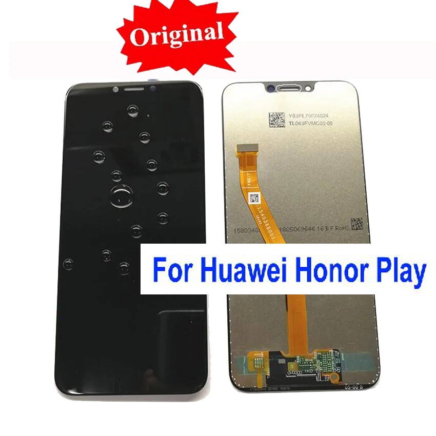 

LTPro 100% Original Best Working Full LCD Display Touch Screen Digitizer Assembly For Huawei Honor Play COR-AL00 Phone Sensor