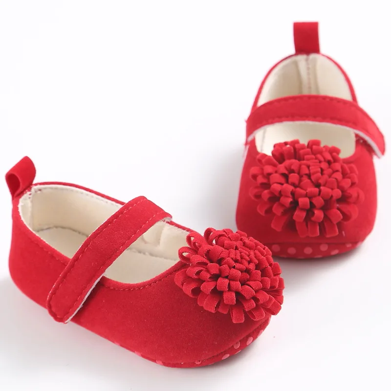 Yorkzaler летний ребенок сначала ходунки для девочки 2018 Твердые Цветочные 4 цвета малышей Холст обуви Демисезонный Повседневное детская обувь