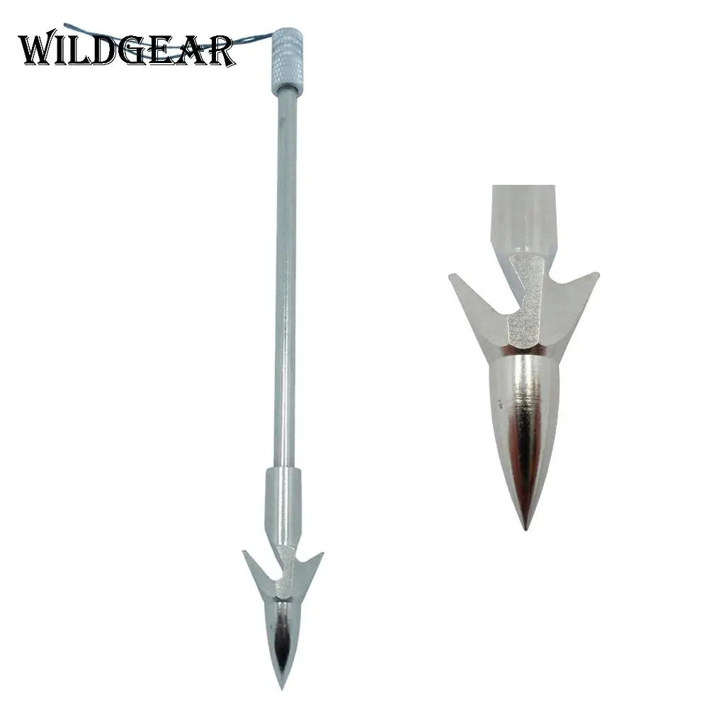 

metal Fishing Slingshot Catapult Dart Head Broadheads Arrowheads Arrow Hunting Shooting Tips bow fishing tool 1pc/3pcs/6pcs