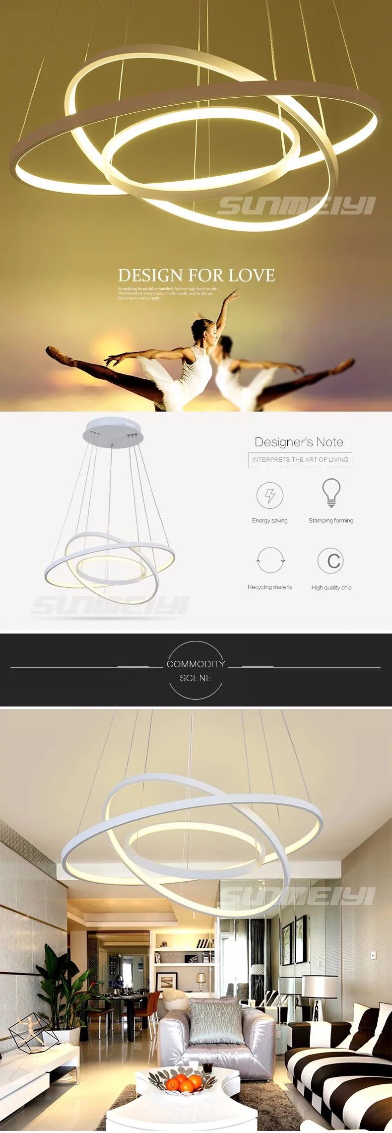 Современные светодиодный простой подвесные светильники лампы для Гостиная кристальная люстра кулон светящаяся гирлянда висит потолочных