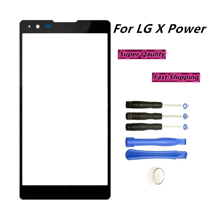 Спереди Панель крышка объектива для LG X Мощность K220 ЖК-дисплей Дисплей планшета