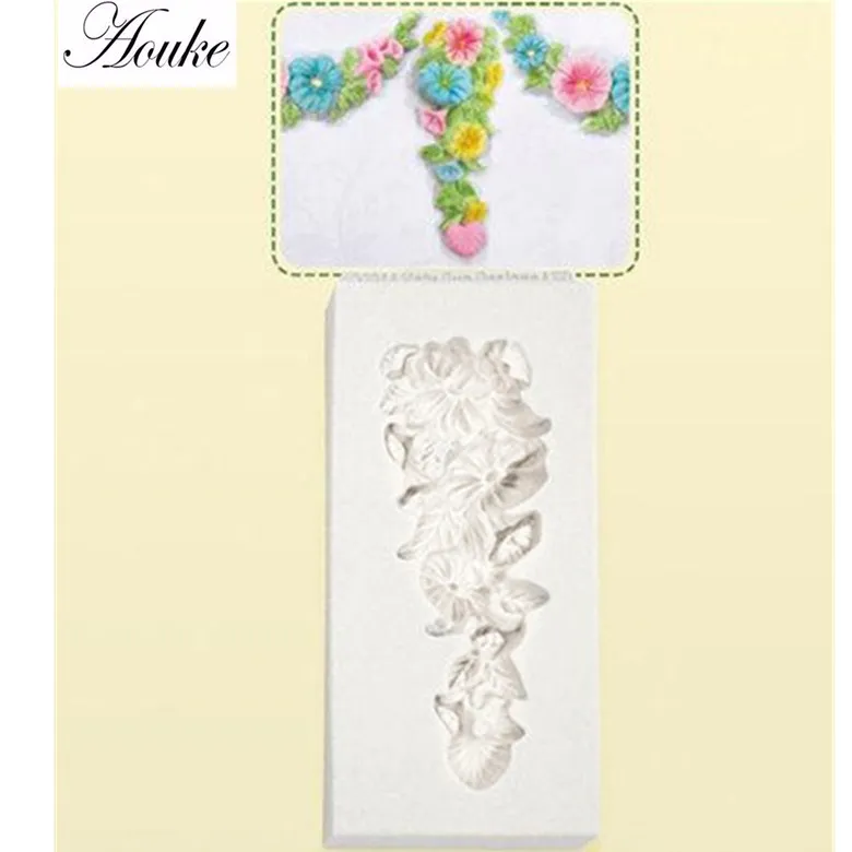 

1PCS Flowers Shape For Silicone Cake Mold,Cupcake ,Cookie Decorating Fondant Cake Tools, Jelly, Candy, Chocolate Molds G171