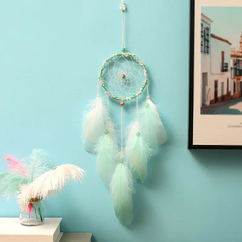 Новая девушка \ простой Dream Catcher Крытый Wind Chime 20 светодиодный лампы на день рождения подарок украшение праздника