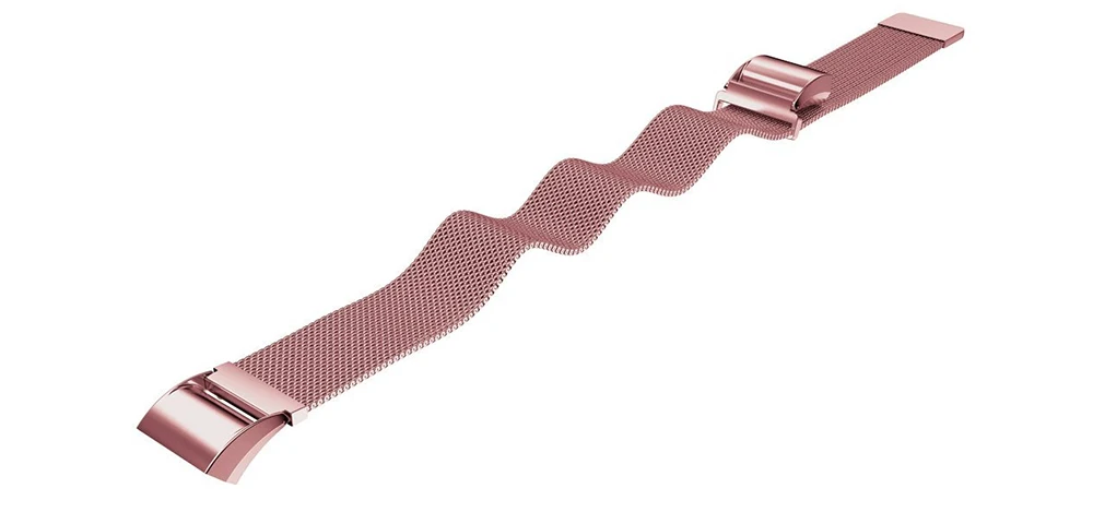 Роскошный цветной Миланский Браслет из нержавеющей стали для Fitbit Charge 2, магнитный ремешок для Fitbit Cargo 2, браслет, сердечный ритм