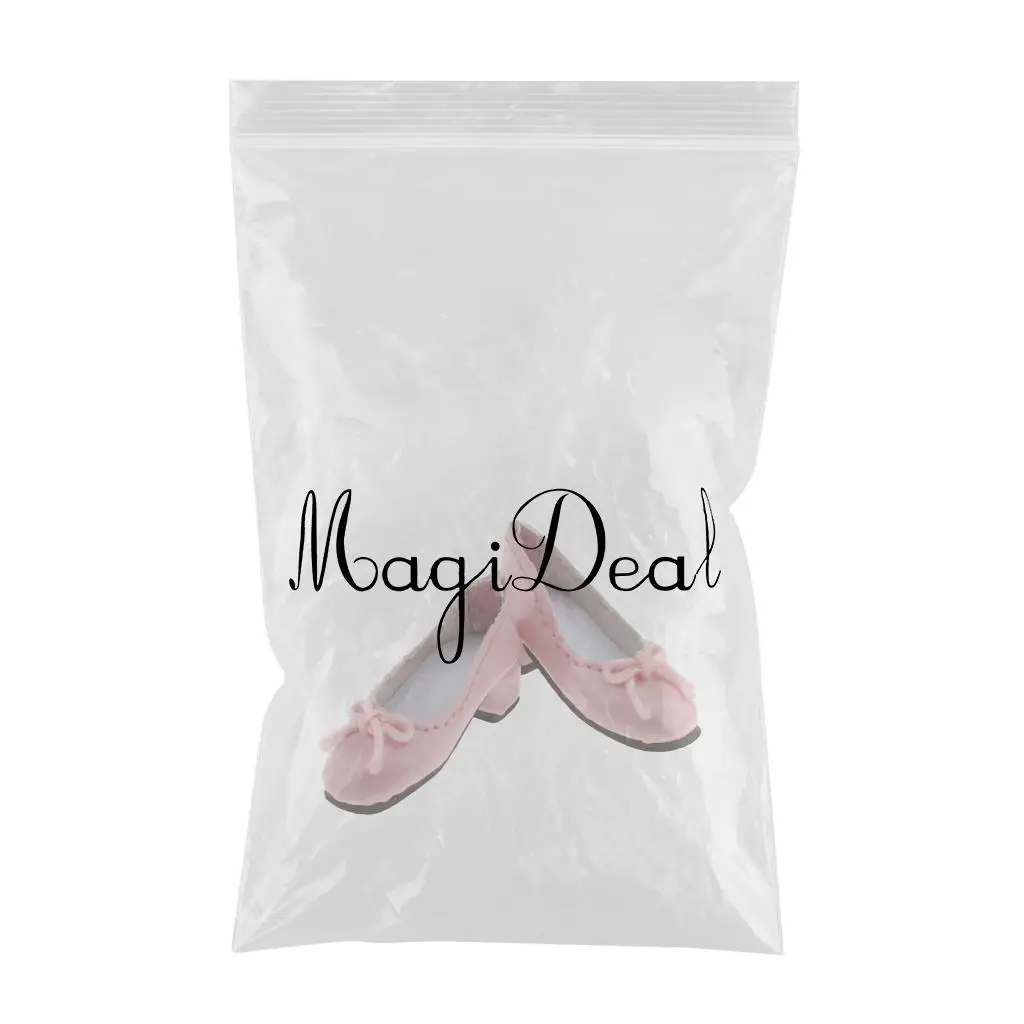 1/6 BJD Cute Princess Leather High Heel Shoes Leisure Clothes for Blythe Dress Up Accessory