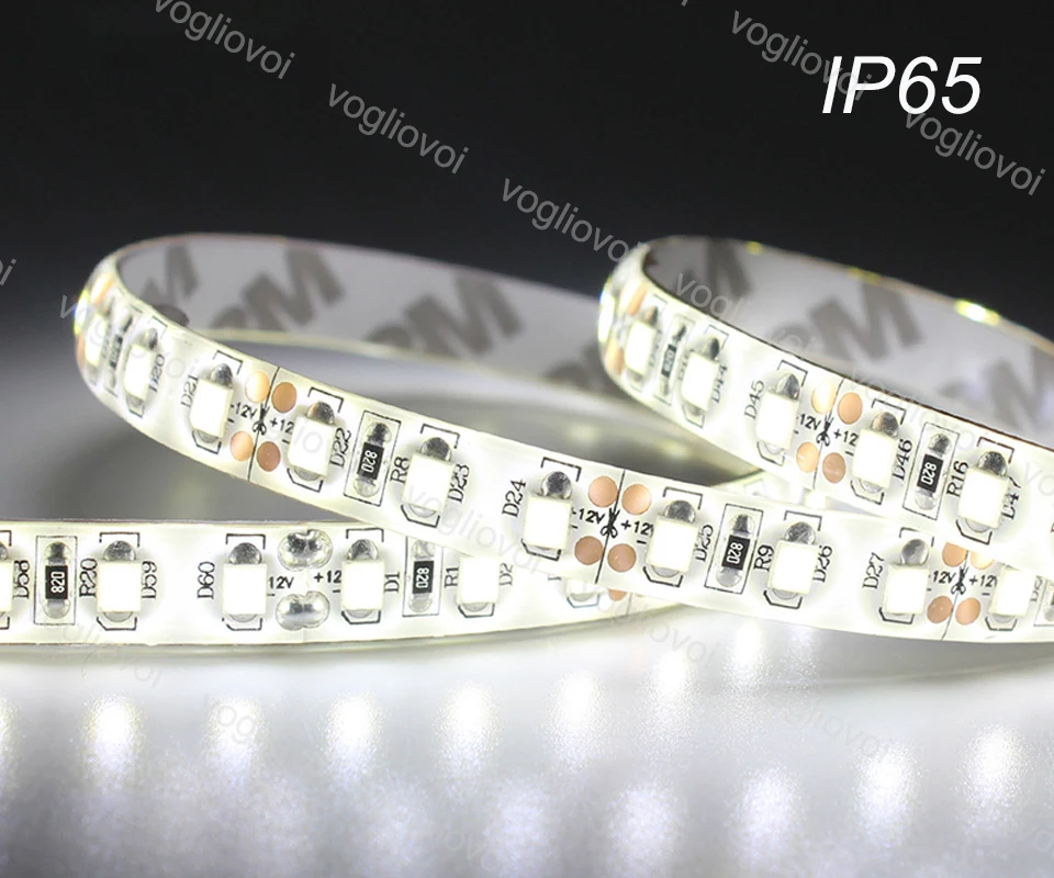 Vogliovoi светодиодный светильник SMD 2835 DC12V 600 светодиодный круглый 2 провода с регулируемой яркостью гибкая лента Водонепроницаемый