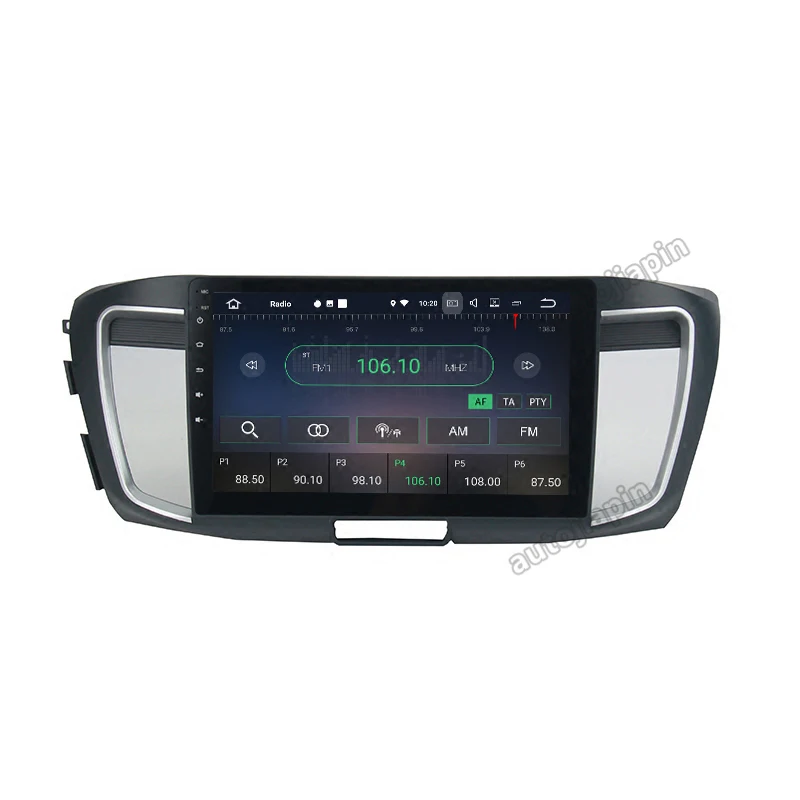 Top 10.2"Eight Core Android 8.0 2G RAM 1024*600 GPS navigation For HONDA Accord 9th 2013 -2016 With Full touch screen 3