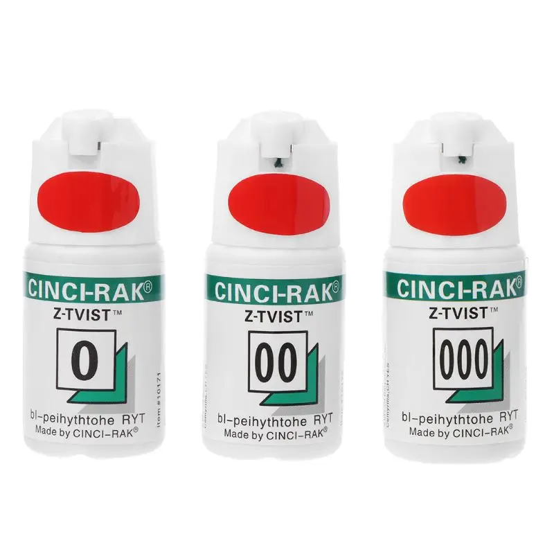 

2M Dental Thread Disposable Gingival Retraction Cord Green Knitted Cotton Gum Line Dentist Material 1 Bottle 3 Size