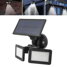 5.5V 2.5W 48LED Solar Street Light Radar Induction Wall Light Waterproof 360 Degre Energy saving for Garden Courtyard Fence Wall