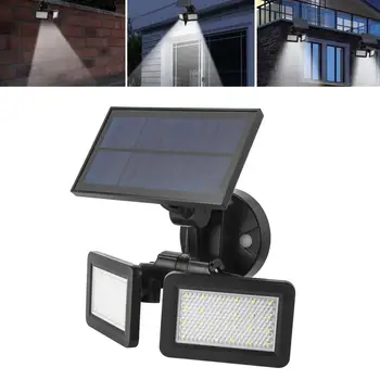 

5.5V 2.5W 48LED Solar Street Light Radar Induction Wall Light Waterproof 360 Degre Energy saving for Garden Courtyard Fence Wall