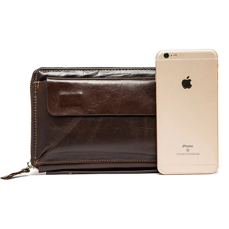 

Multifunctional Large Design Travel Genuine Leather Men Purse Wallet Leather Purse Wallets