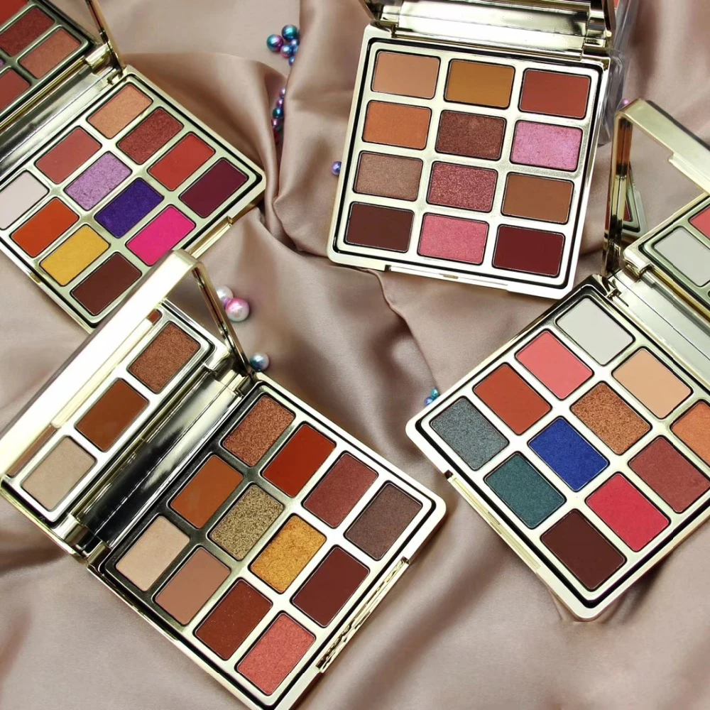 

12 Colors/Set Makeup Eyeshadow Palette Professional Shimmer Glitter Eye Shadow Make Up Nude Korea Cosmetics maquillaje