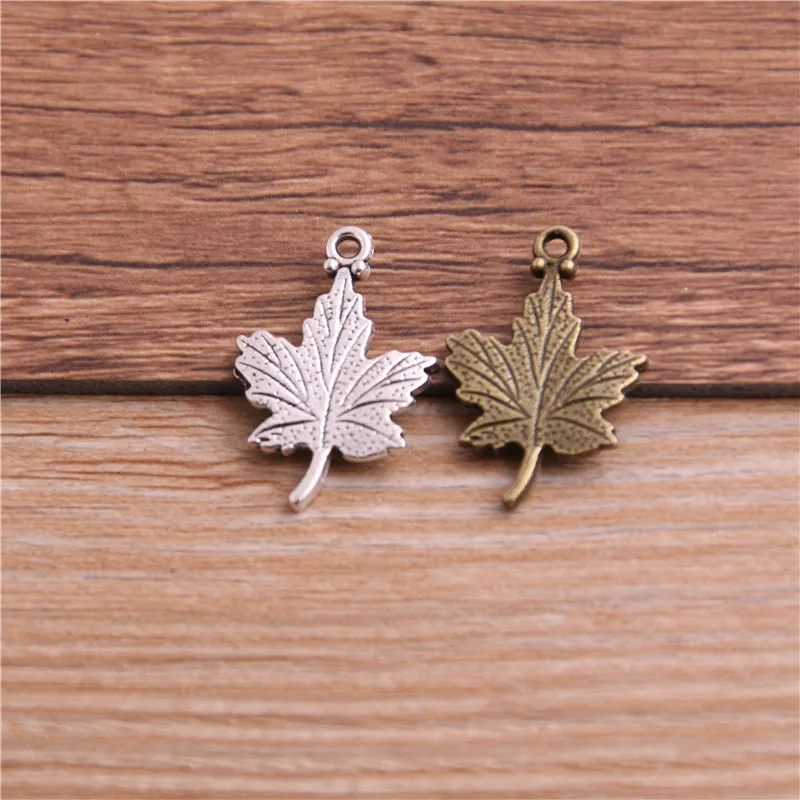 20pcs 15*23mm Antique Two Color Zinc Alloy Hollow Mini Tree Leaf Charms Fit DIY Jewelry Pendant Charms Making|Charms| - AliExpress
