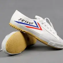 Белый и черный цвет шаолин монах обучение Feiyue обувь Тай Чи боевые искусства тхэквондо каратэ кунг-фу спортивные кроссовки
