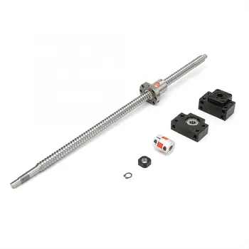 

500mm Ball Screw +Nut +BK/BF12 Supporting Seat +6.35*10mm Coupling Set