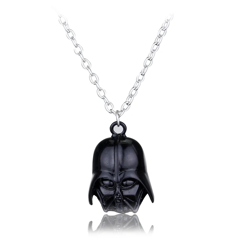 2017 Punk Star Wars Darth Vader Helmet Pendants Necklaces Fashion 2017 Punk Star Wars Darth Vader Helmet Pendants Necklaces Fashion Movie Jewelry Solr Warrior Necklace 10pcs Lot