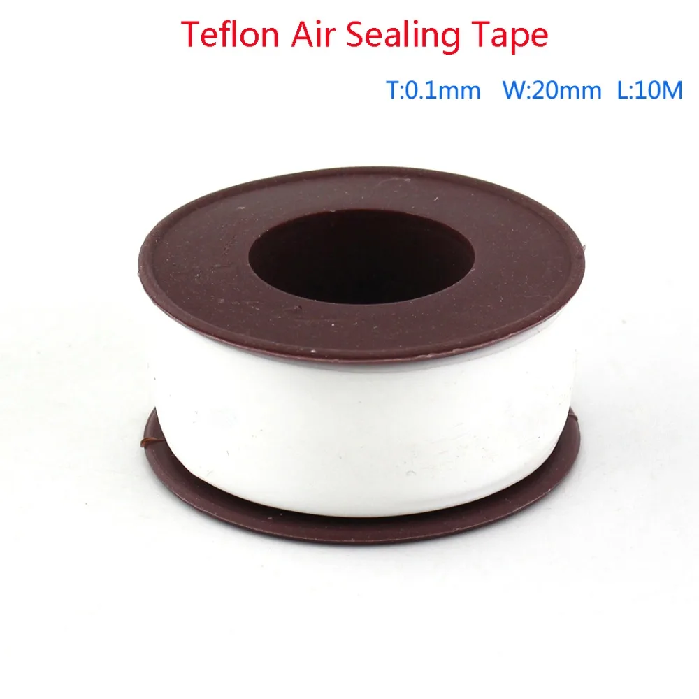 

PCP Paintball Durable Airforce Teflon Air Sealing Tape Replacement Kit Ultra High Density Raw Tape 10M 0.1mm Thickness 20mm Wide