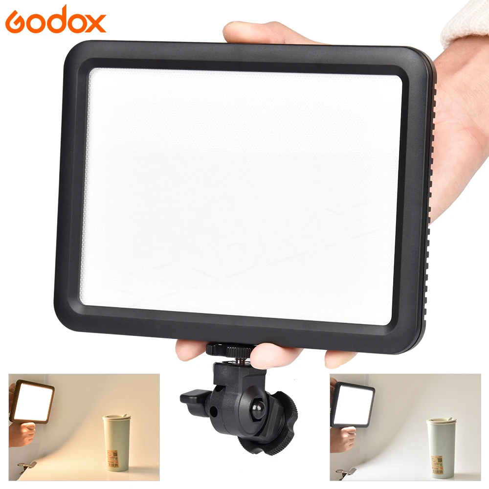 

Godox LEDP120C Dimmable 5500-6500K LED Photo Video Light Panel For Camera Camcorder Photo Studio Photography