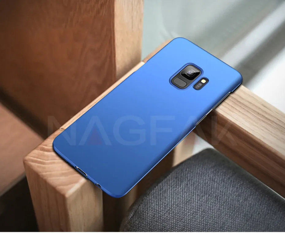 Роскошный Матовый Жесткий чехол для телефона NAGFAK для samsung Galaxy S9 S9Plus S8 S8Plus S7 S6 Edge, Ультратонкий Пластиковый чехол для телефона из поликарбоната