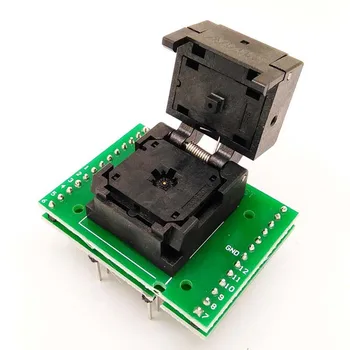 

QFN12 MLF12 WLCSP 12 IC Test programming Socket Pitch 0.5mm IC Size 3*3 Flash socket QFN12-0.5CPO1GT ZIF adapter