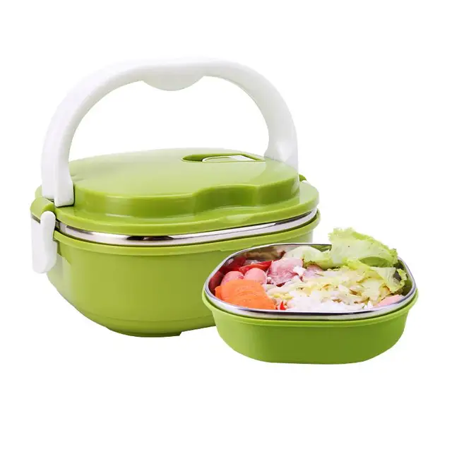 School Canteen Lunch Box Student With Simple Stainless Steel Children