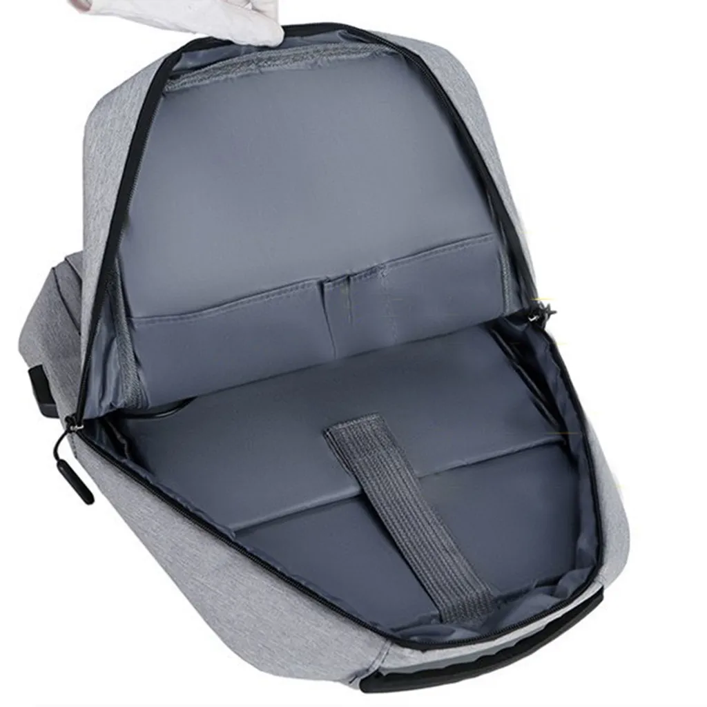 Мужские и женские рюкзаки многофункциональная дорожная сумка для женщин школьный ноутбук простые однотонные сумки на молнии модные деловые сумки# Zer